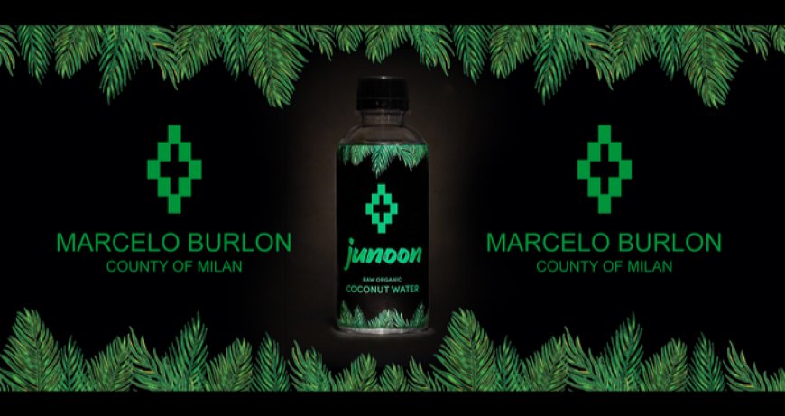 Junoon, l'acqua di cocco bio e naturale, in limited edition Marcelo Burlon