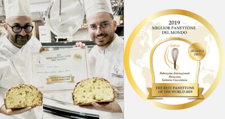 La pasticceria Caffè Baiano premiata dalla FIPGC per il Miglior panettone al mondo 2019