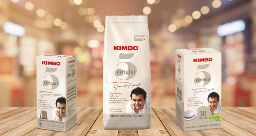 Nasce Kimbo 5 Origini, nuovo blend creato con lo chef Gennaro Esposito