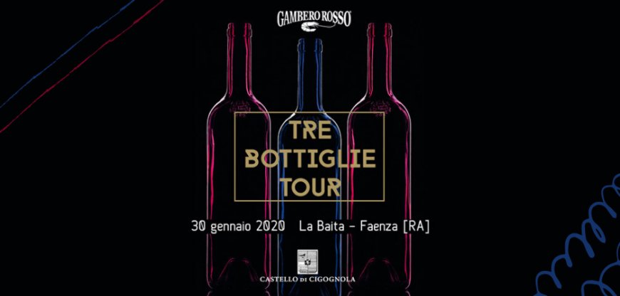 Castello di Cigognola e Gambero Rosso insieme per il Tre Bottiglie Tour