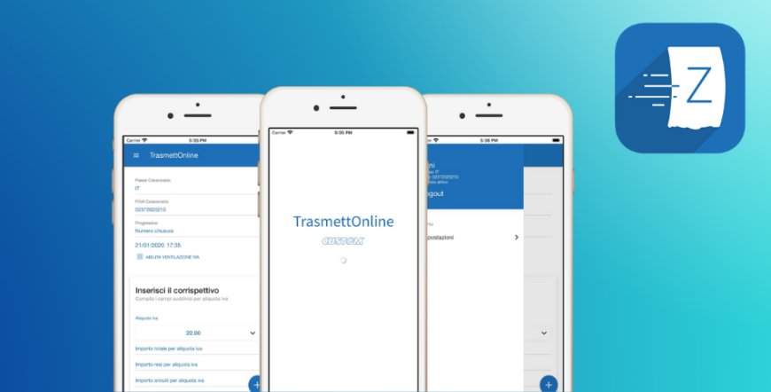 TrasmettOnline, l'app di Custom per l'invio telematico dei corrispettivi