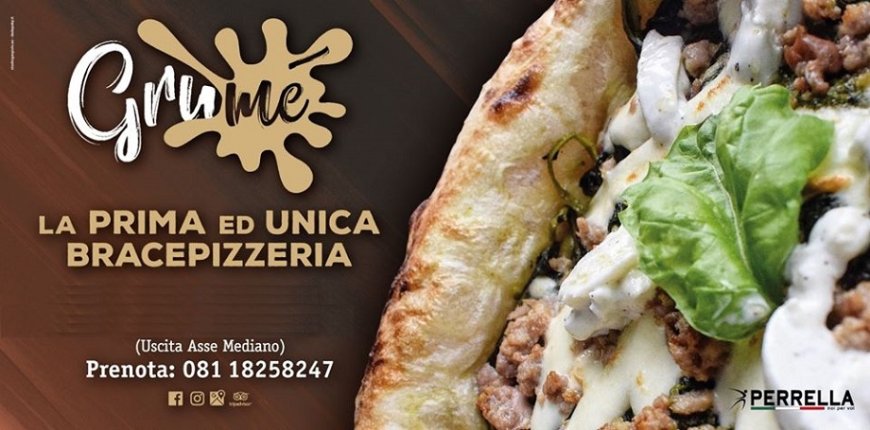 Grumè Bracepizzeria porta la carne alla brace sulla pizza napoletana