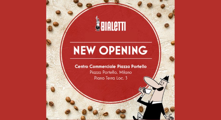 Bialetti arriva in Piazza Portello a Milano con il nuovo store