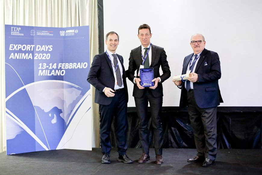 La San Marco riceve il Premio ANIMA per le ottime performance dell'export