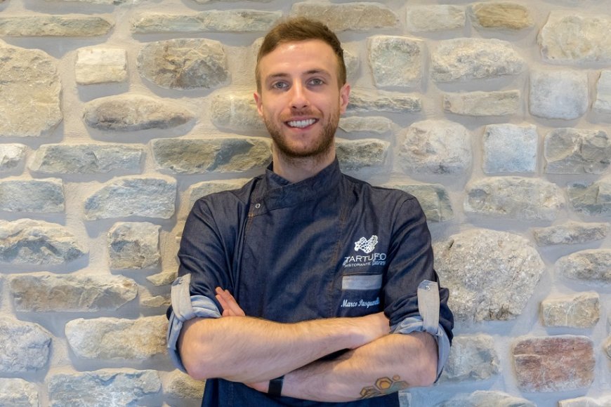 Marco Pasquarelli è lo chef del nuovo ristorante "Il Tartufo" a Borgotufi