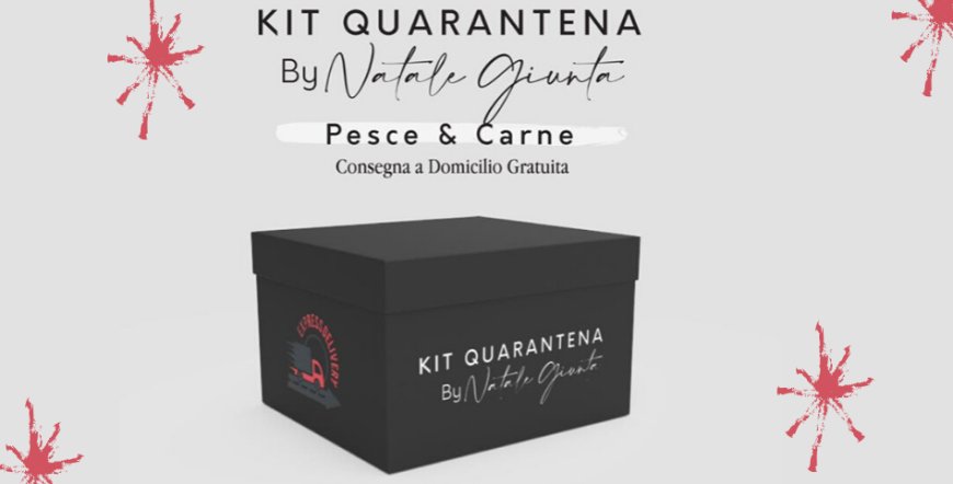 Chef Natale Giunta a Palermo consegna a casa il "Kit Quarantena"