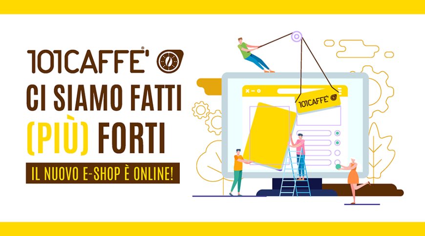 101CAFFE’ presenta il suo nuovo shop online