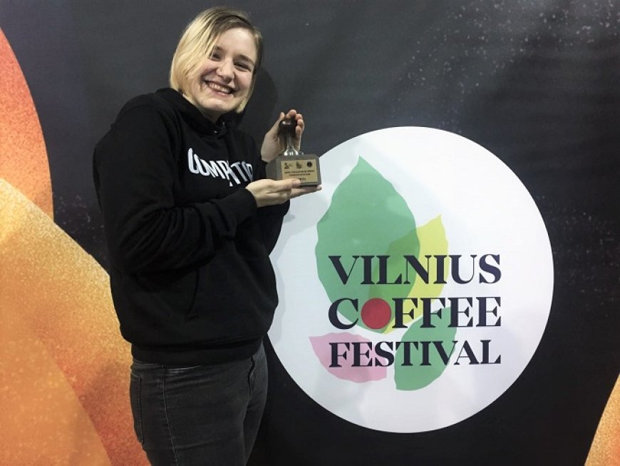 Goda Pangonytė del Team Ditta Artigianale è la campionessa lituana baristi