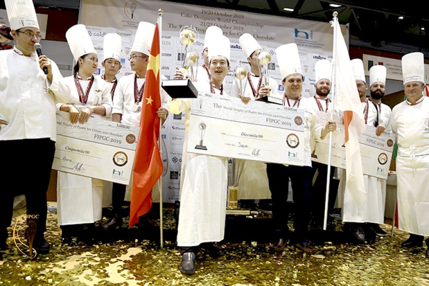 Il Giappone vince il Campionato Mondiale di Pasticceria, Gelateria e Cioccolateria FIPGC