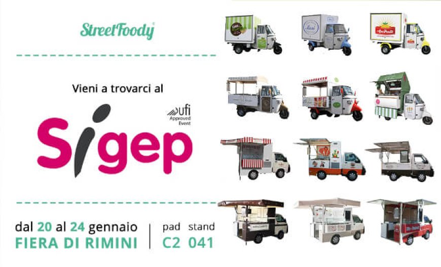 StreetFoody presenta a Sigep i nuovi veicoli per la gelateria itinerante
