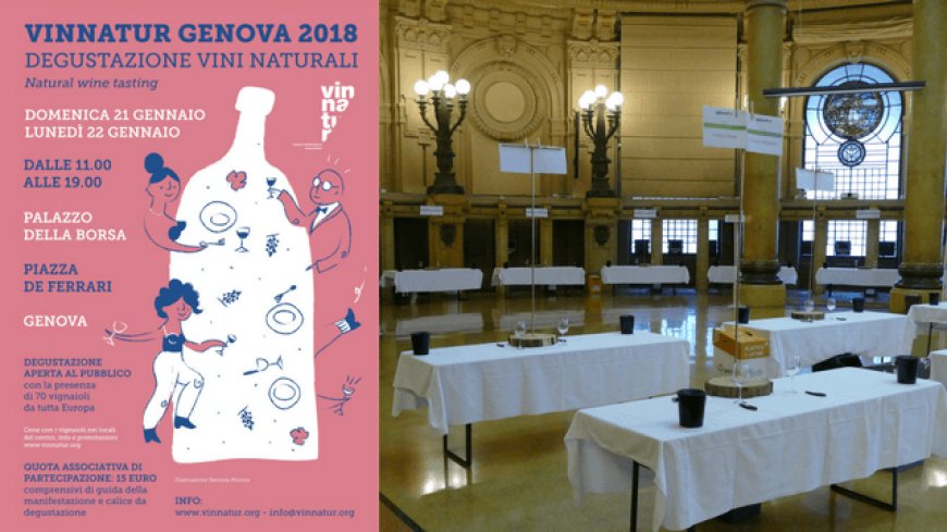 VinNatur: a Genova l'evento che fa incontrare vini naturali e cucina ligure