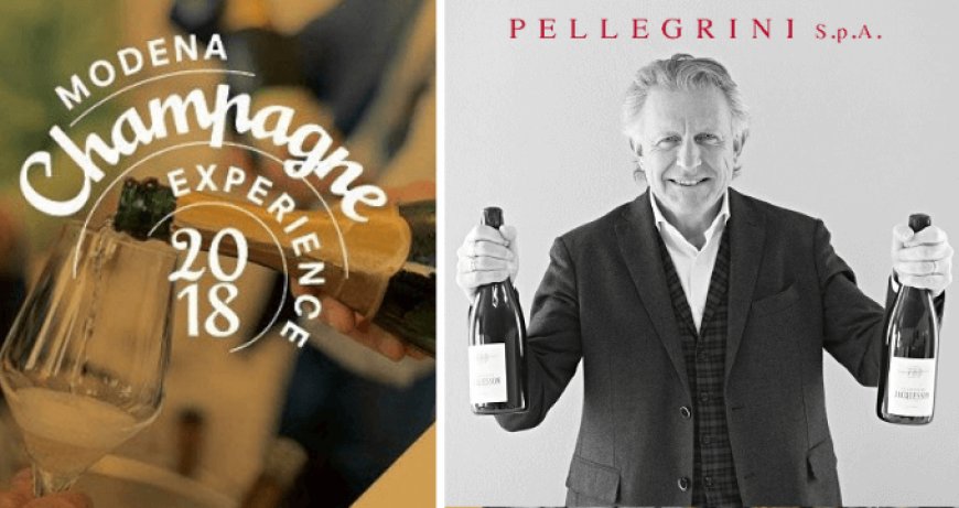 Pellegrini S.p.A. protagonista a Modena Champagne Experience 2018