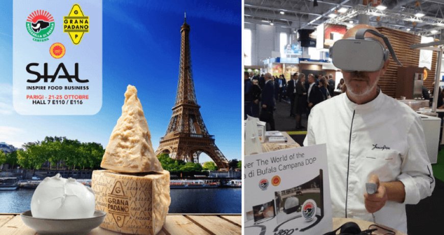 Mozzarella di Bufala Campana Dop in 3D al Sial Paris 2018