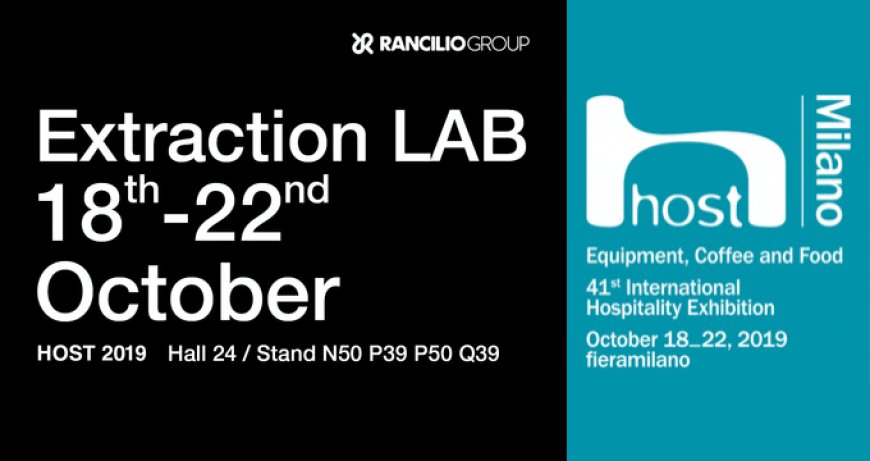 Rancilio Group: i workshop Extraction Lab a Host 2019