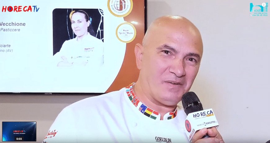 HorecaTv.it. Intervista a Host 2019 con il Maestro Pasticciere Salvatore Gabbiano