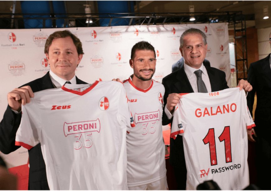 Siglata storica sponsorship tra Birra Peroni e Bari Calcio