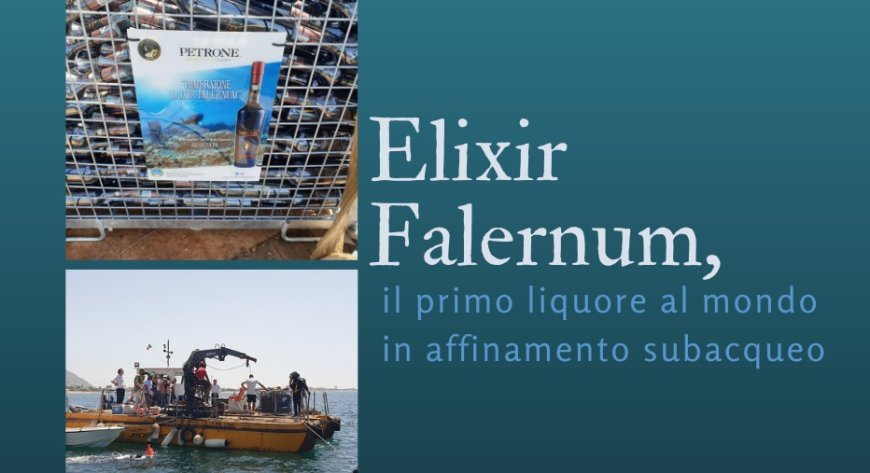 Elixir Falernum, il primo liquore al mondo in affinamento subacqueo