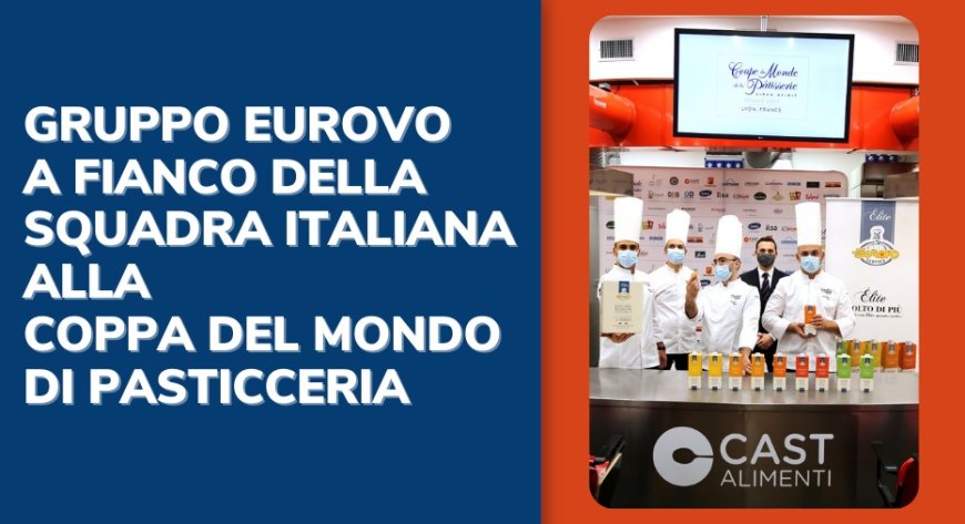 Gruppo Eurovo a fianco della squadra italiana alla Coppa del Mondo di Pasticceria