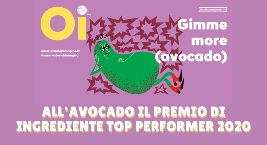 All'avocado il premio di ingrediente top performer del 2020