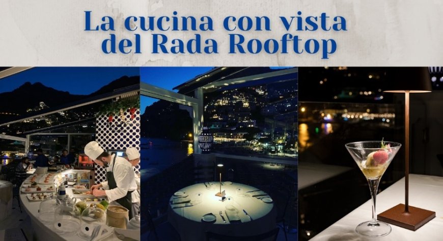 La cucina con vista del Rada Rooftop