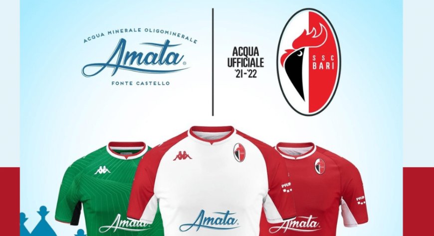 Acqua Amata annuncia la sponsorship della SSC Bari