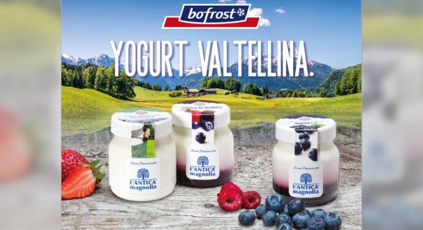 Bofrost amplia la gamma di prodotti freschi: arriva lo yogurt della Valtellina