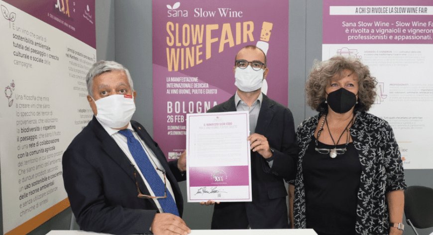 FederBio ha firmato il Manifesto Slow Food per il vino buono pulito e giusto a Sana