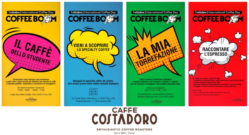 Costadoro apre le porte al "Coffee Boom" con quattro eventi a Torino e Genova
