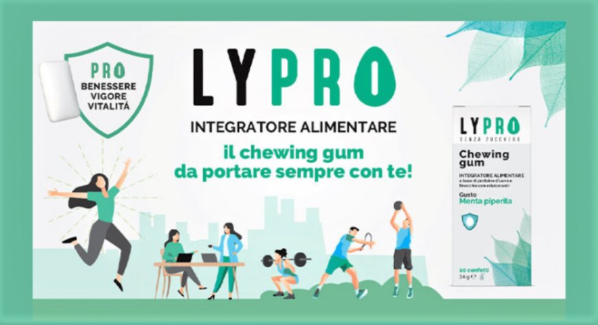 Gruppo Eurovo lancia Lypro chewing gum, integratore a base di proteine delle uova