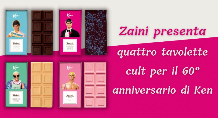 Zaini presenta quattro tavolette cult per il 60° anniversario di Ken