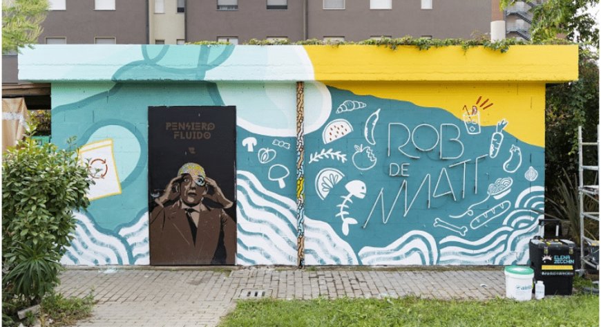 Too Good To Go: un murales che depura l'aria contro lo spreco alimentare