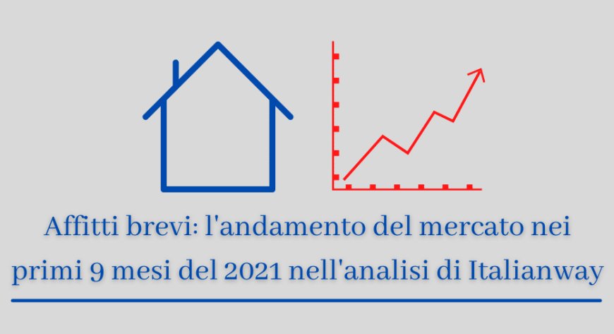 Affitti brevi: l'andamento del mercato nei primi 9 mesi del 2021 nell'analisi di Italianway