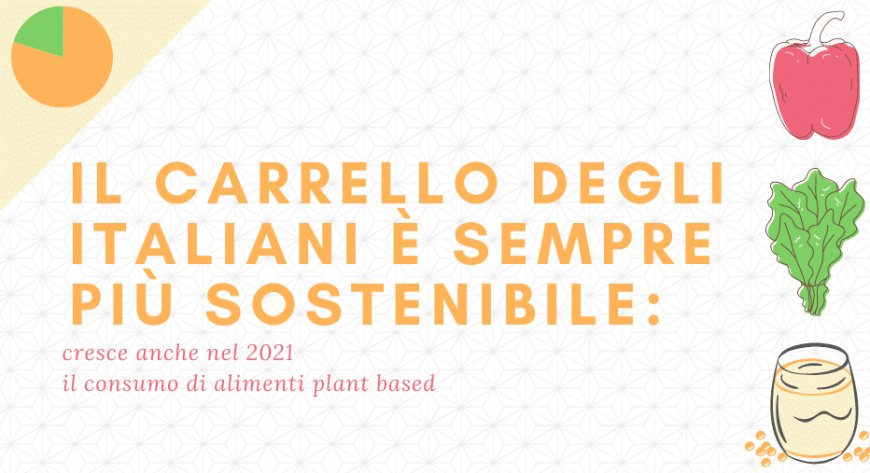 Il carrello degli italiani è sempre più sostenibile: cresce anche nel 2021 il consumo di alimenti plant based