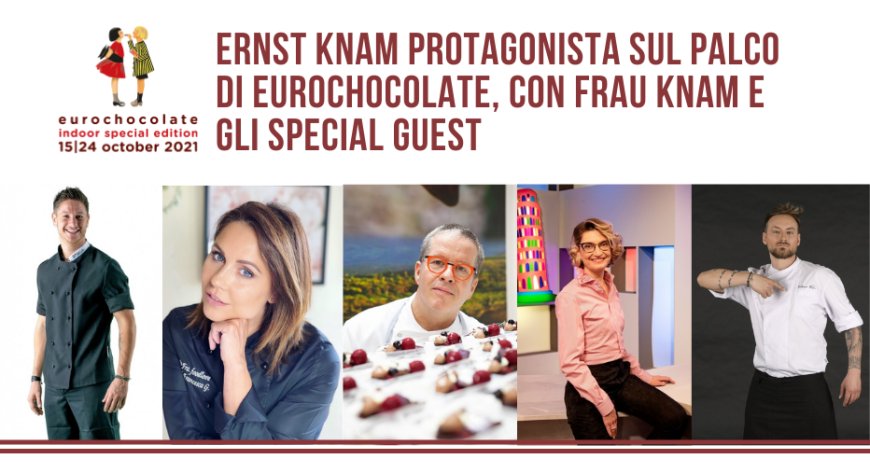 Ernst Knam protagonista sul palco di Eurochocolate, con Frau Knam e gli special guest
