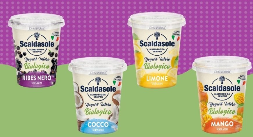 Scaldasole lancia la una nuova gamma di Yogurt Interi Biologici