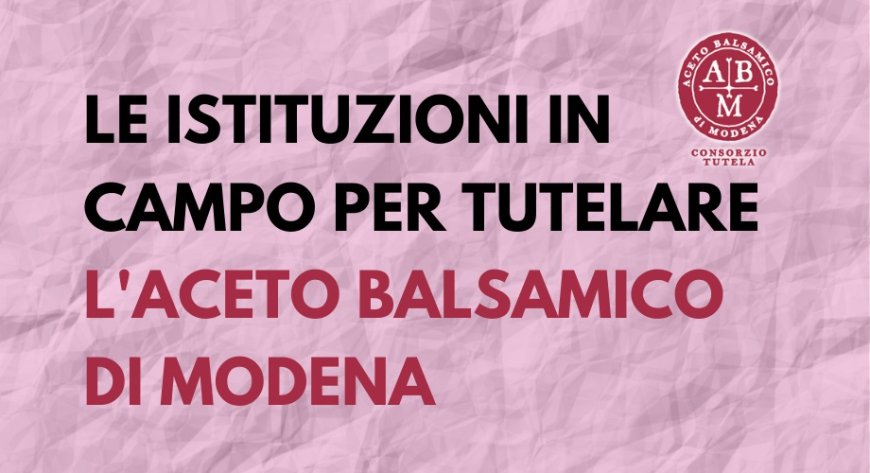 Le istituzioni in campo per tutelare l'Aceto Balsamico di Modena
