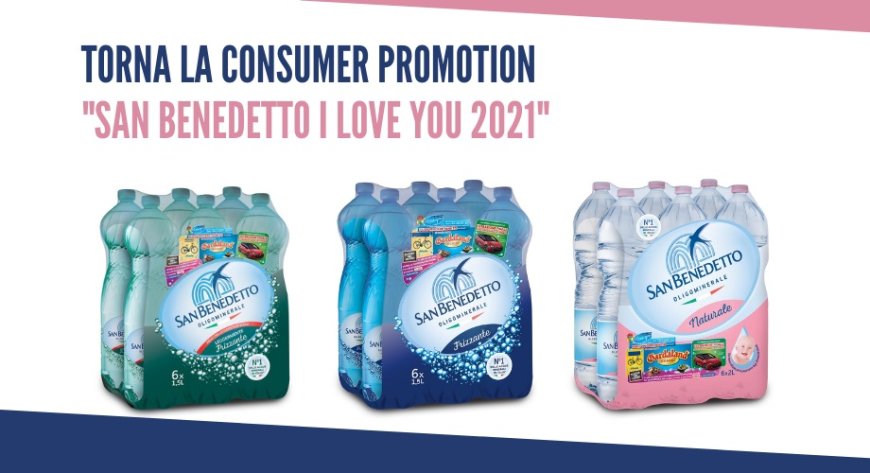Torna la consumer promotion "San Benedetto I Love You 2021"