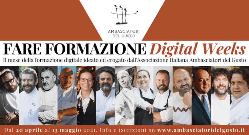 Ambasciatori del Gusto presenta "ADG Digital Weeks". Lezioni di enogastronomia italiana