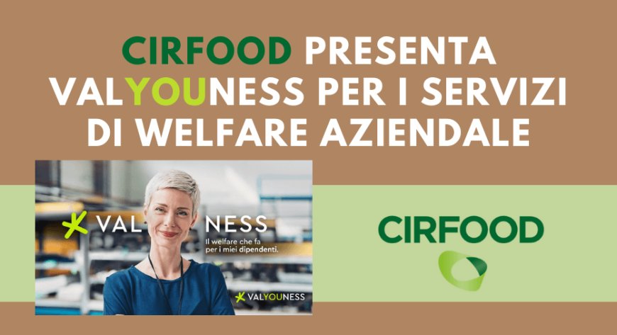 Cirfood presenta VALYOUNESS per i servizi di welfare aziendale