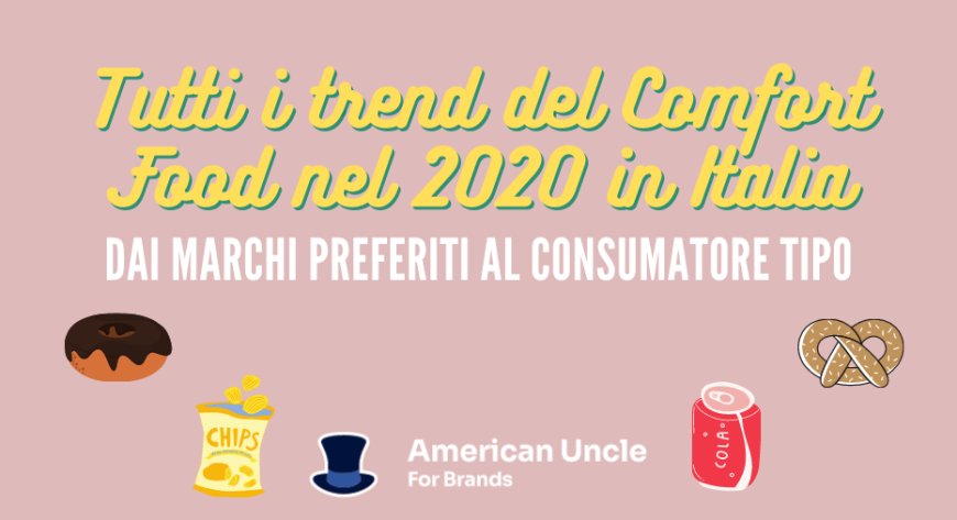 Tutti i trend del Comfort Food nel 2020 in Italia. Dai marchi preferiti al consumatore tipo