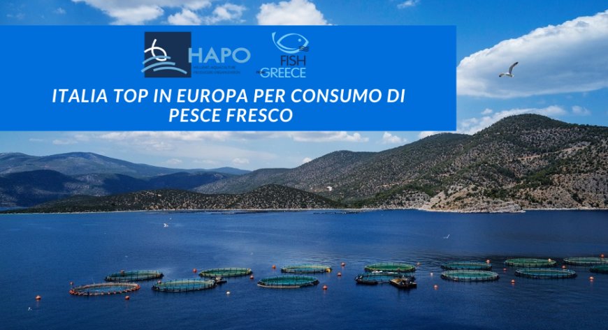 HAPO: Italia top in Europa per consumo di pesce fresco