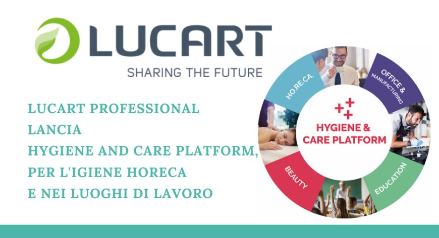 Lucart Professional lancia Hygiene and Care Platform, per l'igiene Horeca e nei luoghi di lavoro