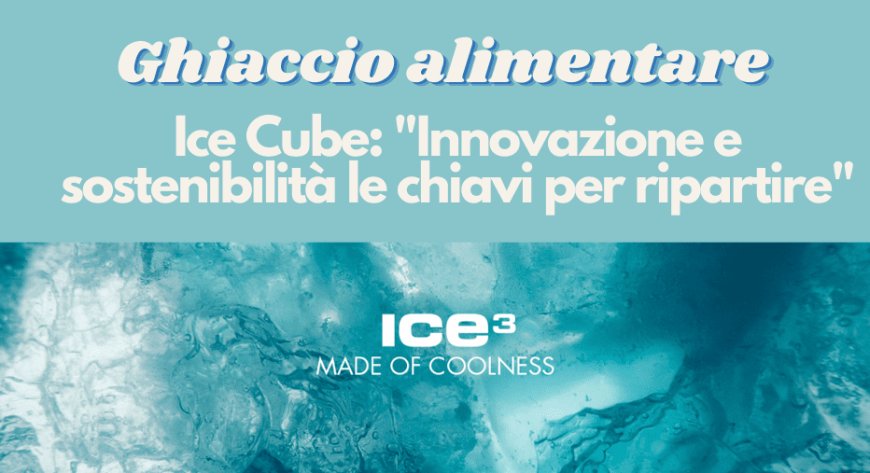Ghiaccio alimentare. Ice Cube: "Innovazione e sostenibilità le chiavi per ripartire"