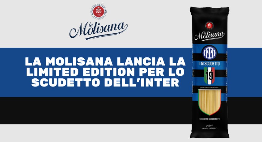 La Molisana lancia la limited edition per lo scudetto dell'Inter