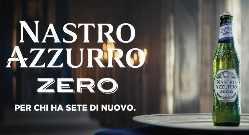 Nuovo spot per la premium analcolica italiana Nastro Azzurro Zero
