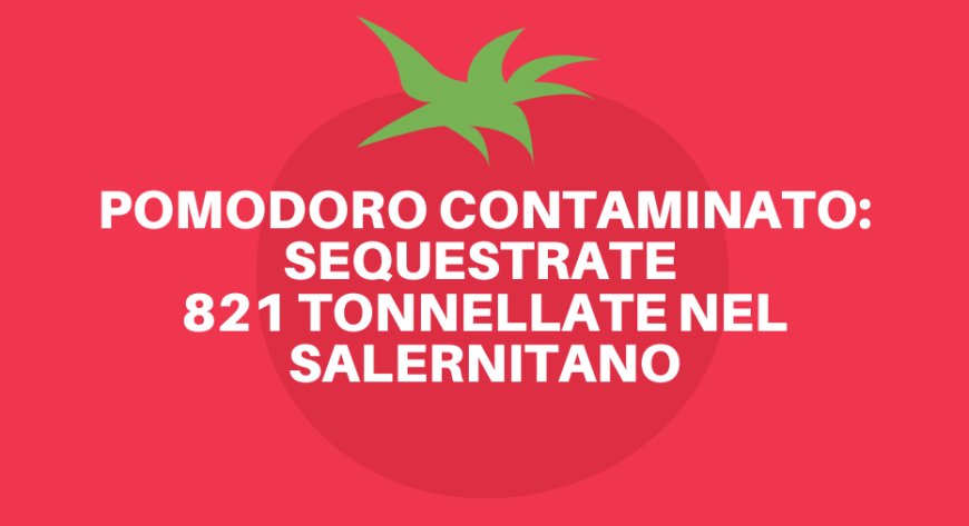 Pomodoro contaminato: sequestrate 821 tonnellate nel salernitano