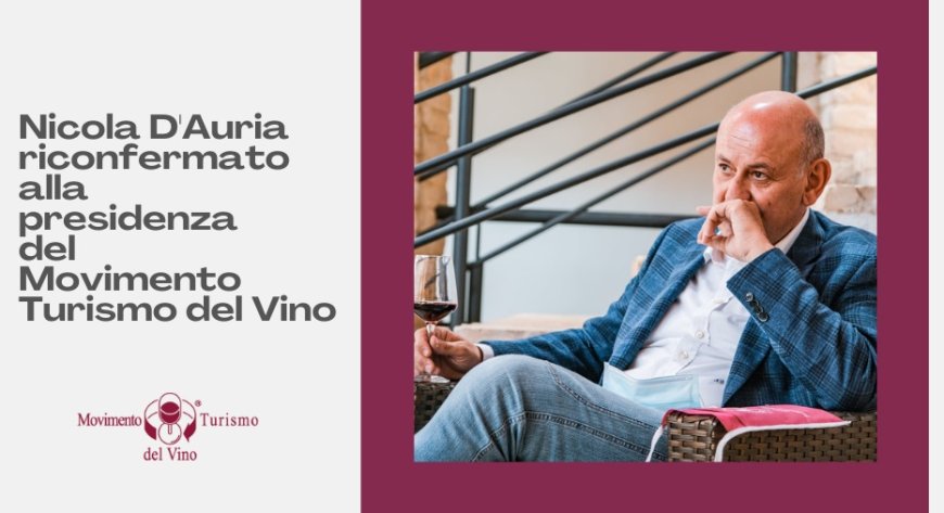 Nicola D'Auria riconfermato alla presidenza del Movimento Turismo del Vino