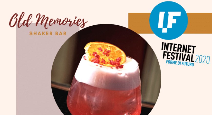 Il Cocktail più innovativo premiato all'Internet Festival è l'Old Memories dello Shaker Bar