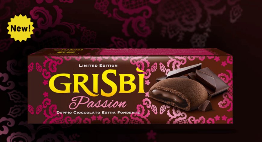 Grisbì lancia la nuova limited edition "Passion" con doppio cioccolato extra fondente