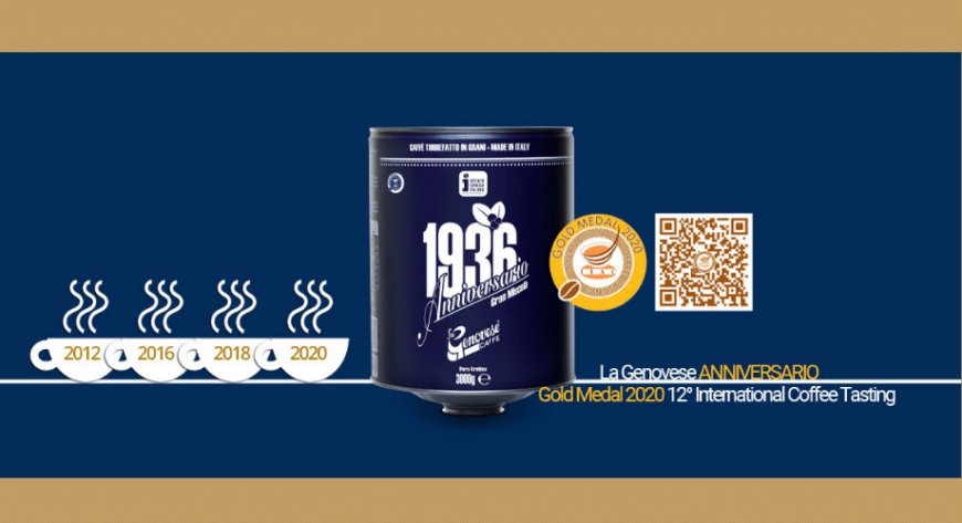 Per la Miscela "Anniversario" de La Genovese medaglia d'oro all’International Coffee Tasting